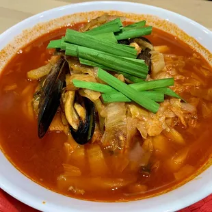 Gochu Jjamppong Bap from Paik's Noodle