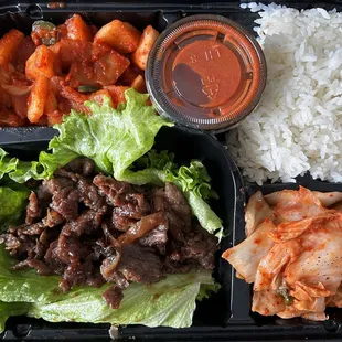 Beef bulgogi to go