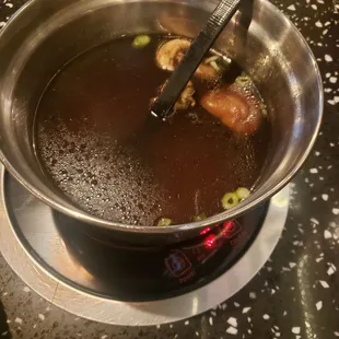 Pork Bone Hotpot Soup