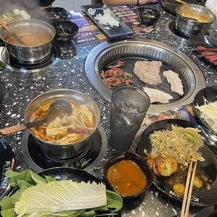 KBBQ and Hot Pot