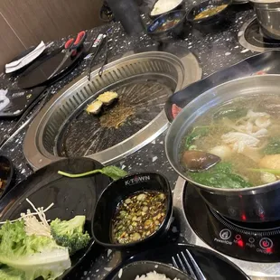 Hot Pot and KBBQ