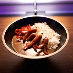Curry with Kurabuta sausage