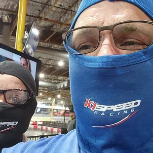 Getting ready to race