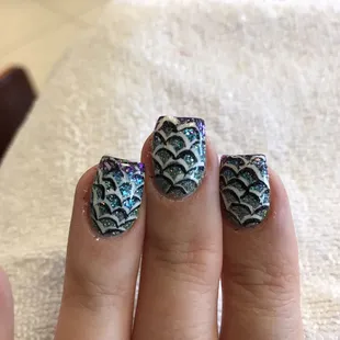 Mermaid nails!