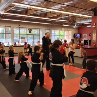 My Son trying out a buddy class!