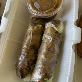 S3. Charbroiled Pork Spring Rolls (2 Rolls)