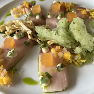 Hamachi appetizer fall 2023 menu