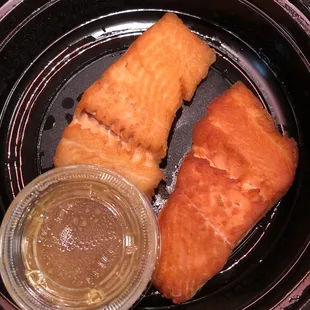 Salmon with miso butter sauce