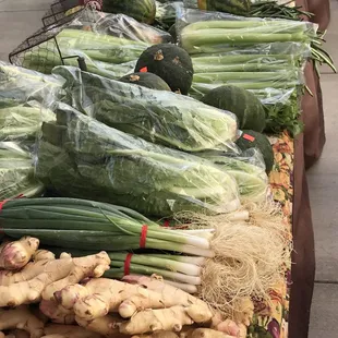 a variety of vegetables