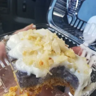 Pai'ai haupia crunch from bakeyouasmilehawaii Wednesday evening