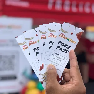 5th annual Poke Fest hosted by Frolic. Check out me and my husband's foodie page on Instagram @goodeatshi