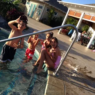 Thanks to involved mommy &amp; daddy...they all are independent swimmers! :)