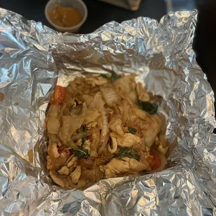 Pad Kee Mao chicken