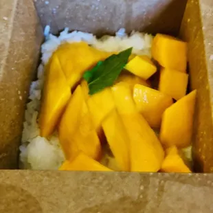 Coconut Mango Sticky Rice