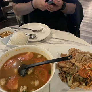 Tom Yum lemongrass Soup Bowl