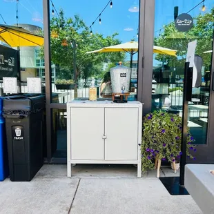 Out door water Sanitizer Station