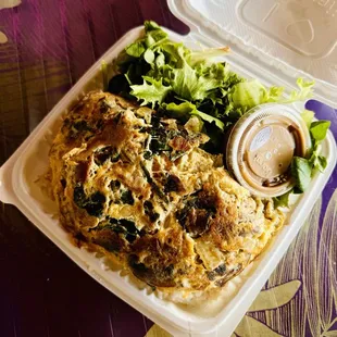 Kahlúa pork omelette