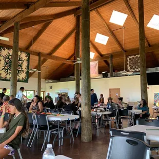 Inside for a private event