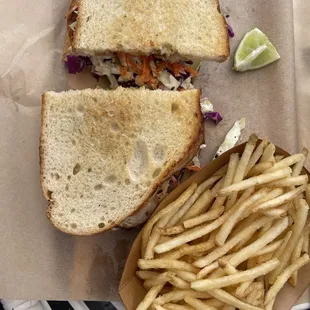 Haleiwa sandwich and French fries