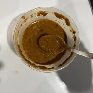 Chicken Tikka Masala Curry which has not even a single chicken piece.