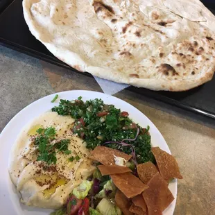 Look at the size of that flat bread!