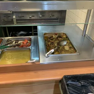 Soup and kabab yummy