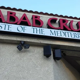 Signage outside