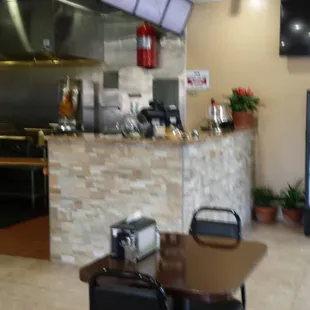 Front counter where you plave your order.