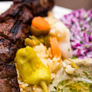 steak, food