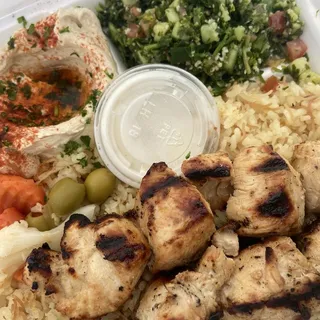 Chicken Kabab Combo 2 Skewers