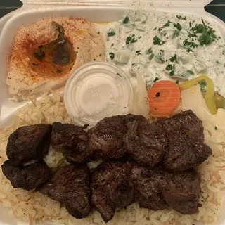 Beef Kabab Combo 2 Skewers