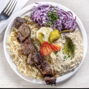 Beef Kabab Entre