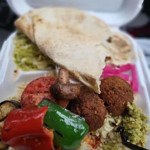 Very flavorful vegetarian meal!