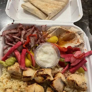 Chicken Kabab Combo Plate