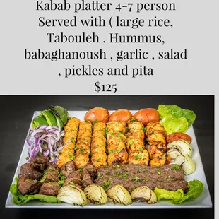 a picture of a platter of food