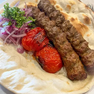 36. Beef Koobideh with Taftoon Naan Special