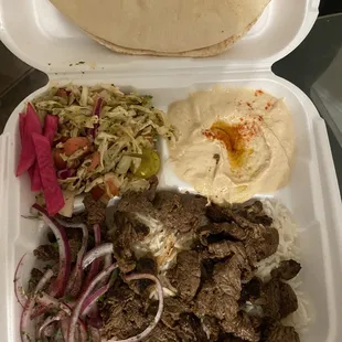 10. Beef Shawarma plate
