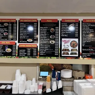 Menu as of 1 MAR 2025