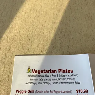 Veggie Options