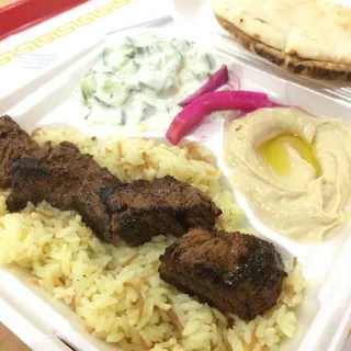 Beef Kabab Plate