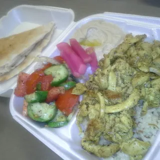 Chicken Shawerma Plate