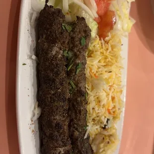 Beef Seekh Kabobs