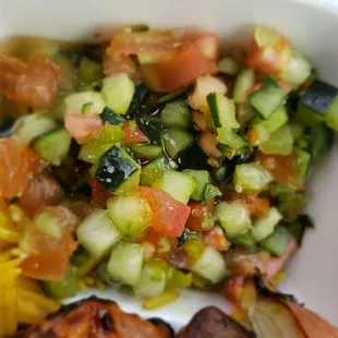 The very fresh cucumber salad