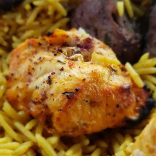 The chicken kabab