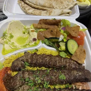 Beef Shish Kabob Plate