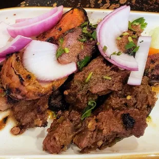 Beef Boti Kabab at Kabab Hut