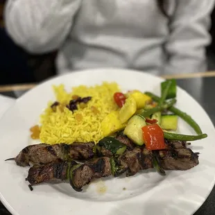 a plate of food