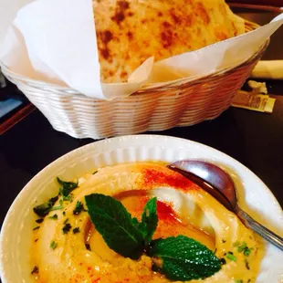 Hummus and Pita Appetizer