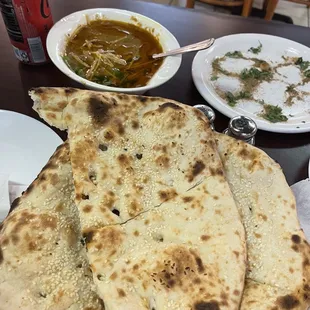 Sesame Naan and Nahari