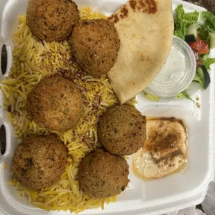 Falafel with Rice